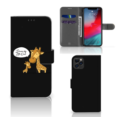 Apple iPhone 11 Pro Max Leuk Hoesje Giraffe Apple iPhone 11 Pro Max Leuk Hoesje Giraffe