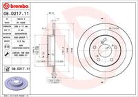 BREMBO HINTEN remschijf - thumbnail