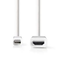 Mini-DisplayPort - HDMI-Kabel | Mini-DisplayPort Male - HDMI-Connector | 2,0 m | Wit - thumbnail