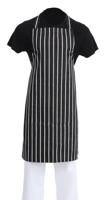 Halterschort whites zwart wit gestreept - thumbnail