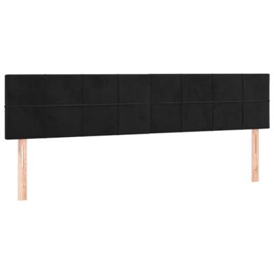 Bedframe zonder matras 120x190 cm fluweel zwart