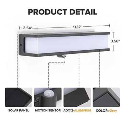 Lutec Design wandlampDoblo solar rechthoekig - 6943801125