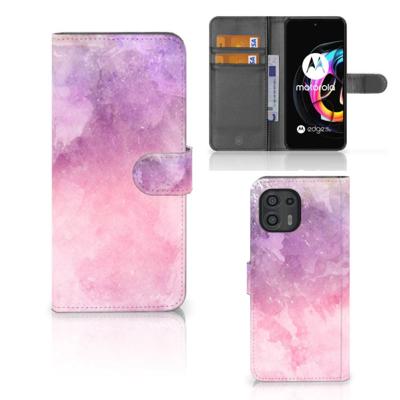 Hoesje Motorola Edge 20 Lite Pink Purple Paint Hoesje Motorola Edge 20 Lite Pink Purple Paint