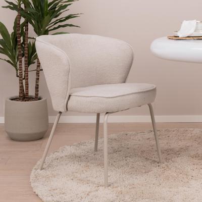 WOOOD Eetkamerstoel 'Admit' Geweven, kleur Pebble WOOOD Eetkamerstoel 'Admit' Geweven, kleur Pebble