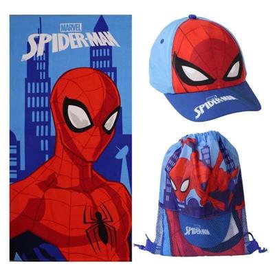 Strandhanddoek Spider-Man Blauw 70 x 140 cm