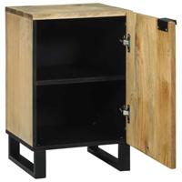 Badkamerkast Bruin en zwart 38 x 33.5 x 58 cm Massief mangohout - thumbnail