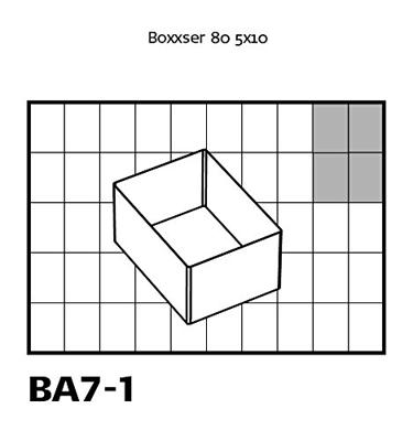 Raaco Inzetbakje 80 BA7-1, (4st.) op tray - 136532 136532 - thumbnail