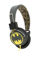 OTL Batman Childrens 'Vintage' thema opvouwbare oorschelp bedrade hoofdtelefoon - zwart - thumbnail
