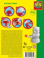 SES gips gieten en schilderen uil - thumbnail