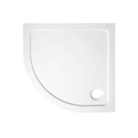 Douchebak Marmer Sapho Aqualine 90x90x3 cm Kwartrond Wit Sapho - thumbnail