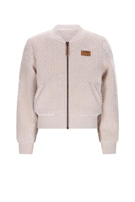 NoNo winter velvet stepped jas meisjes - ivoor - Doris