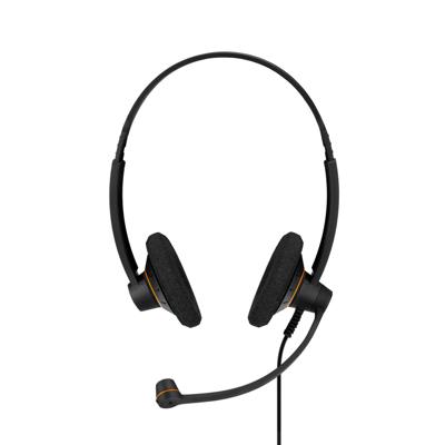 EPOS I SENNHEISER IMPACT SC 60 USB ML - Koptelefoon - op oor - met bekabeling - USB - zwart met oranje accenten EPOS I SENNHEISER IMPACT SC 60 USB ML - Koptelefoon - op oor - met bekabeling - USB - zwart met oranje accenten