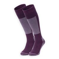 Skisok Premium Merinowol 2-pack | Paars | 39/42 - thumbnail