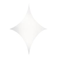 Showtec Stretch Shape diamond stretchdoek 375x250cm wit - thumbnail