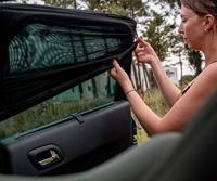 Set van 2 EZIMOOV EZI Sun Socks zonnehoezen voor auto's zwart - thumbnail