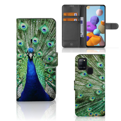 Samsung Galaxy A21s | Telefoonhoesje | Met pasjeshouder | Pauw Samsung Galaxy A21s | Telefoonhoesje | Met pasjeshouder | Pauw