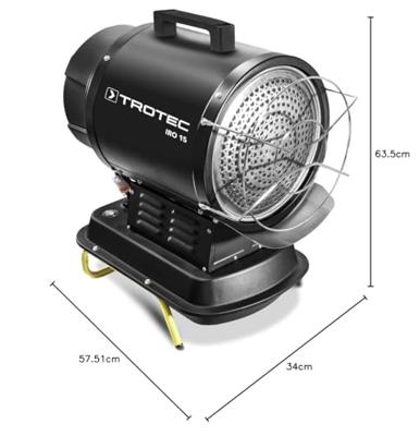 Trotec Infrarood Olie Heater IRO15 | 2kW | IPX4 | 220-240 V - TRO049440
