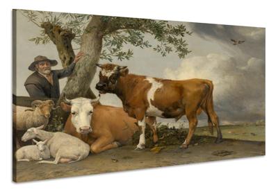 Schilderij Paulus Potter, De Stier, 1647, premium print