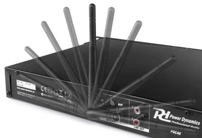 Power Dynamics PDC40 mediaspeler met USB, bluetooth, FM & DAB+