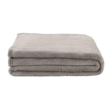 Plaid Duuk - lichtgrijs - 130x160 cm