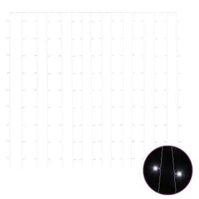 Lichtsnoergordijn met 300 LED's en 8 functies 3x3 m koudwit - thumbnail