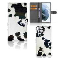 Samsung Galaxy S22 Ultra | Telefoonhoesje | Met pasjeshouder | Koeienvlekken - thumbnail