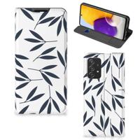 Samsung Galaxy A72 (5G/4G) Smart Cover Leaves Blue - thumbnail