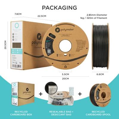Polymaker PA02020 PolyLite Filament PLA kunststof 2.85 mm 1000 g Blauw 1 stuk(s)