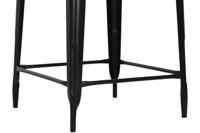 Eettafel Home ESPRIT Hout Metaal 66 x 66 x 106 cm 66 x 66 x 102 cm - thumbnail