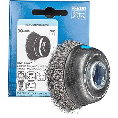 Pferd komborstel inox 75mm 0.30 x-lock pos