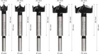 Bosch Accessories 2608901844 2608901844 Scharniergatboorset 15 mm, 20 mm, 25 mm, 30 mm, 35 mm 1 stuk(s) - thumbnail