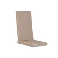 Ligstoelkussen Home ESPRIT Wit Beige Tuin 115 X 42 X 5 CM - thumbnail