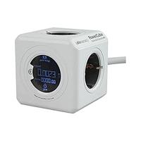 Allocacoc PowerCube Extended Monitor stekkerdoos - thumbnail