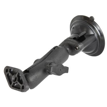 Ram Twist-Lock Composite Suction Cup Double Ball Mount - Medium