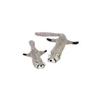 Nobby Plat wasbeer pluche dier, 91 cm - thumbnail