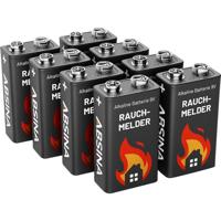 Absina 401005-8 9V batterij (blok) Alkaline 9 V 8 stuk(s) - thumbnail