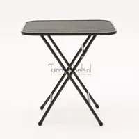 Inklapbare Tuintafel Lichtmetaal Grijs 80x80cm Klaptafel van Sow Shin Europe - thumbnail
