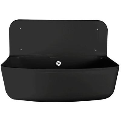 Uitstortgootsteen kunststof zwart