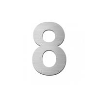 Stoer! Huiscijfer Forte 75Mm Zelf Nr.8 Inox - 57750008 - thumbnail