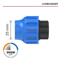 Kirchhoff PP eindstuk, 25 mm, klemkoppeling voor HDPE - 984846617 - thumbnail