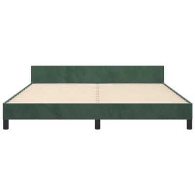 Bedframe zonder matras 180x200 cm fluweel donkergroen