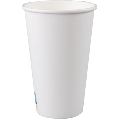 Koffiebeker | Karton + PE | 480ml | 16oz | 135mm | wit | 1000 stuks