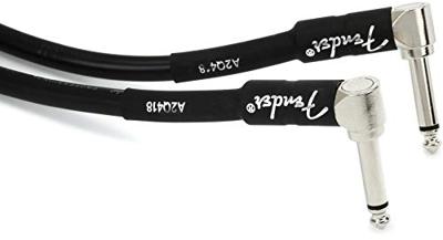 Fender Professional Series Black patchkabel, 30 cm