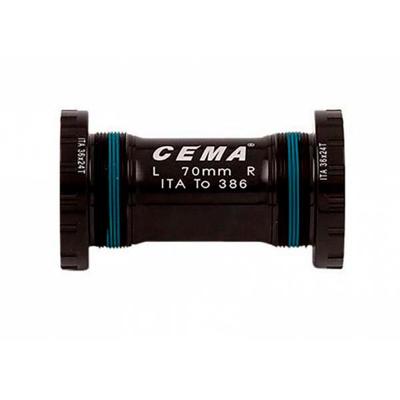 CEMA bracketas t47 - trek fsa386/rotor rvs-zwart