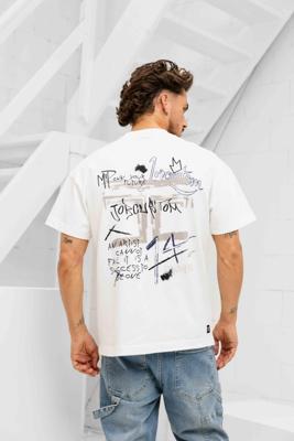 Jorcustom Artist Loose Fit T-Shirt Heren Wit - Maat S - Kleur: Wit | Soccerfanshop
