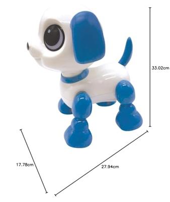 Power Puppy Mini - Robothond met licht- en geluidseffecten, handklikbediening, herhalen Power Puppy Mini - Robothond met licht- en geluidseffecten, handklikbediening, herhalen