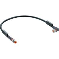 Belden 43655-1 Sensor/actuator connector, geassembleerd M8 Aantal polen (sensoren): 3 Stekker, recht, Bus, haaks 0.60 m 1 stuk(s) - thumbnail