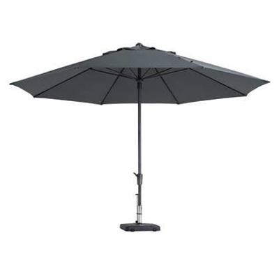 Grote Parasol Timor 400 cm Grijs/Antraciet van Madison Grote Parasol Timor 400 cm Grijs/Antraciet van Madison