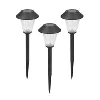 Luxform Set van 3 prikspotsSt. Tropez zwart solar - LWE28309 - thumbnail