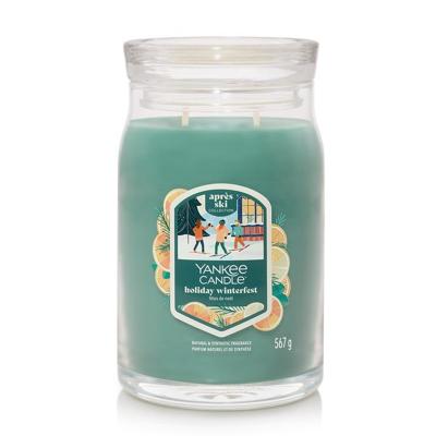 Yankee Candle Holiday winterfest signature large Jar